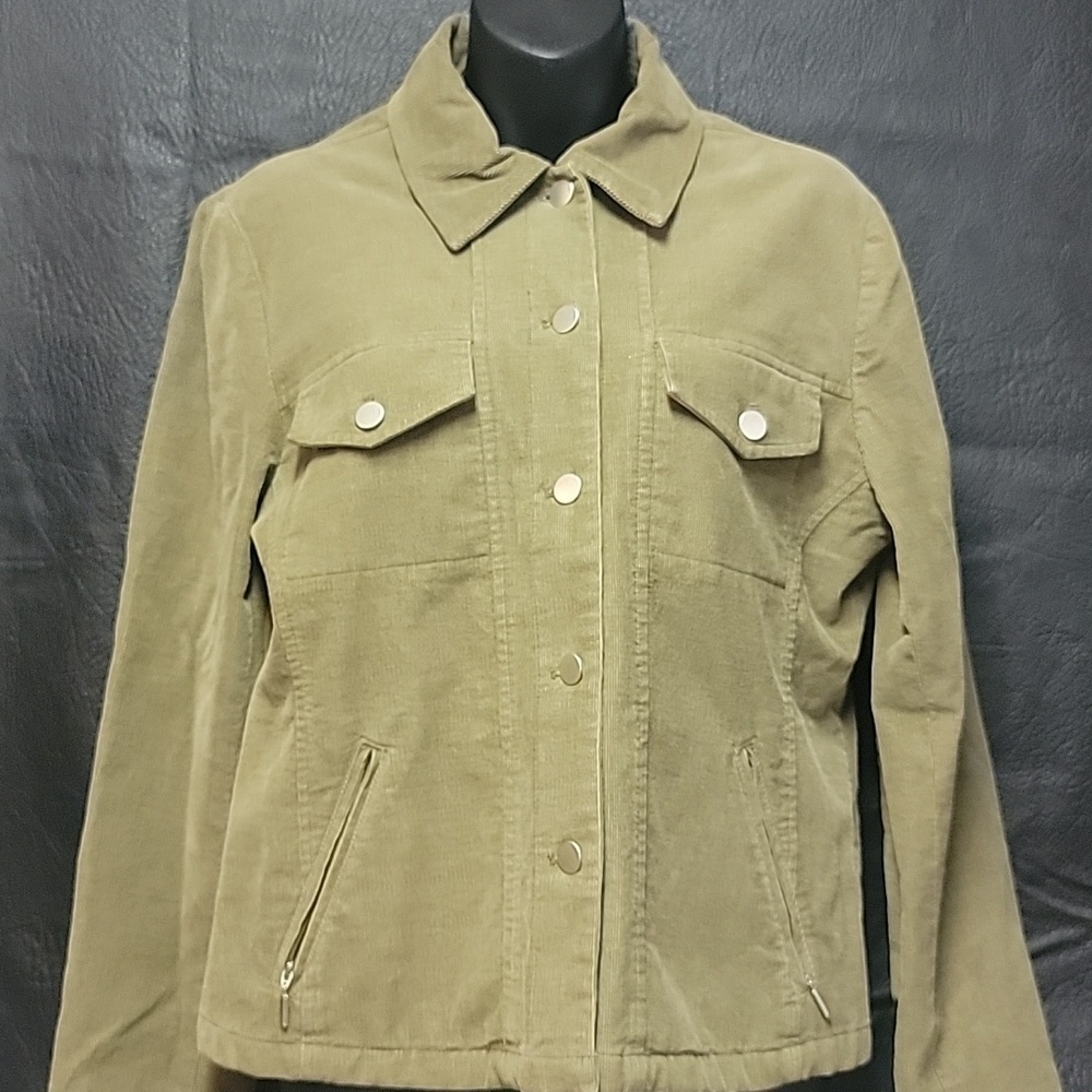 Talbot's woman stretch size, small Corduroy  button jacket.